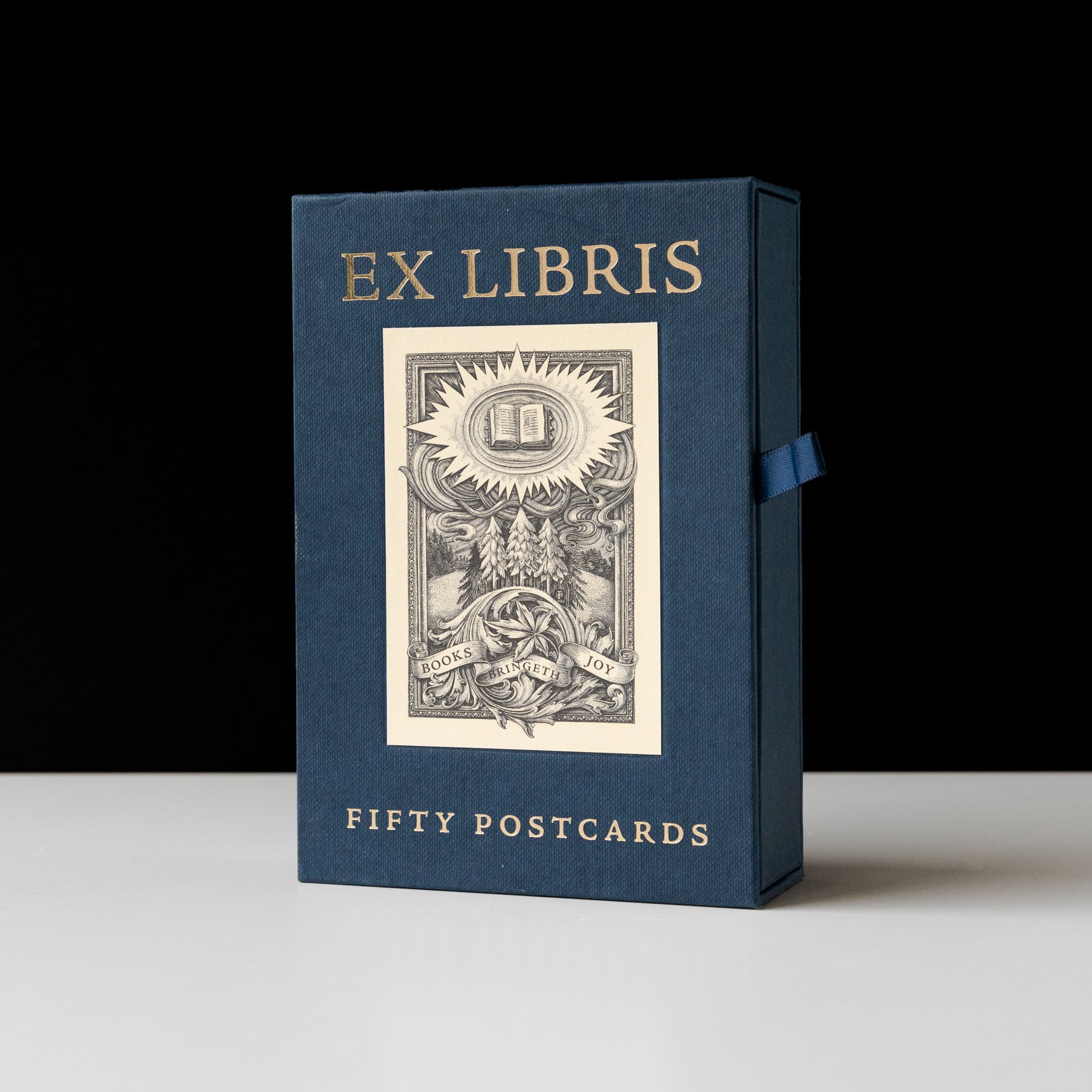 Ex Libris Book Postcard