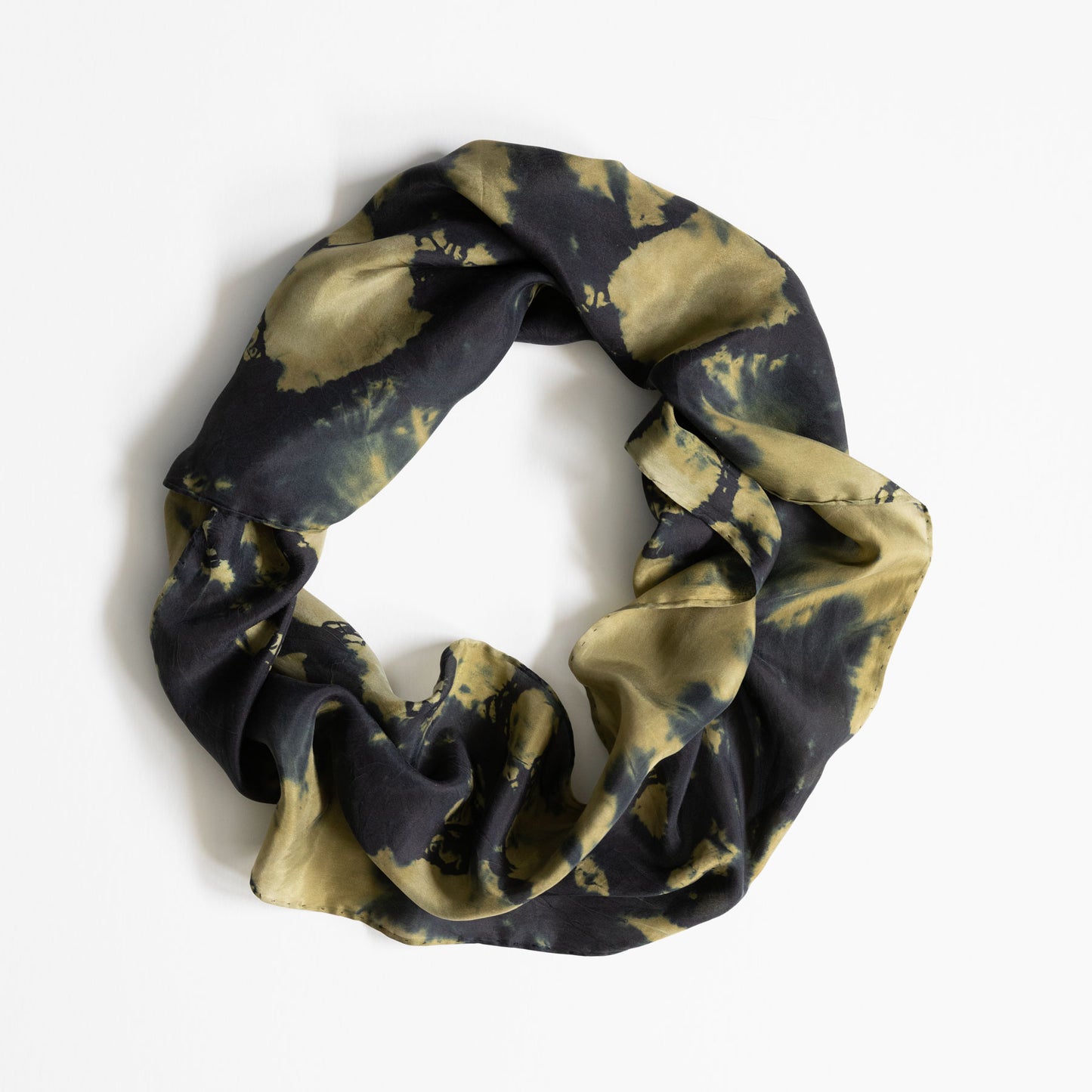 Golden Silk Habotai Scarf