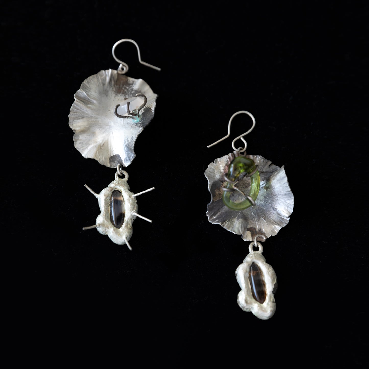 Silver Leaf Earrings