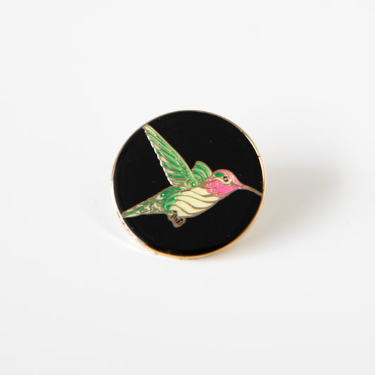 179 Golden Hummingbird Pin