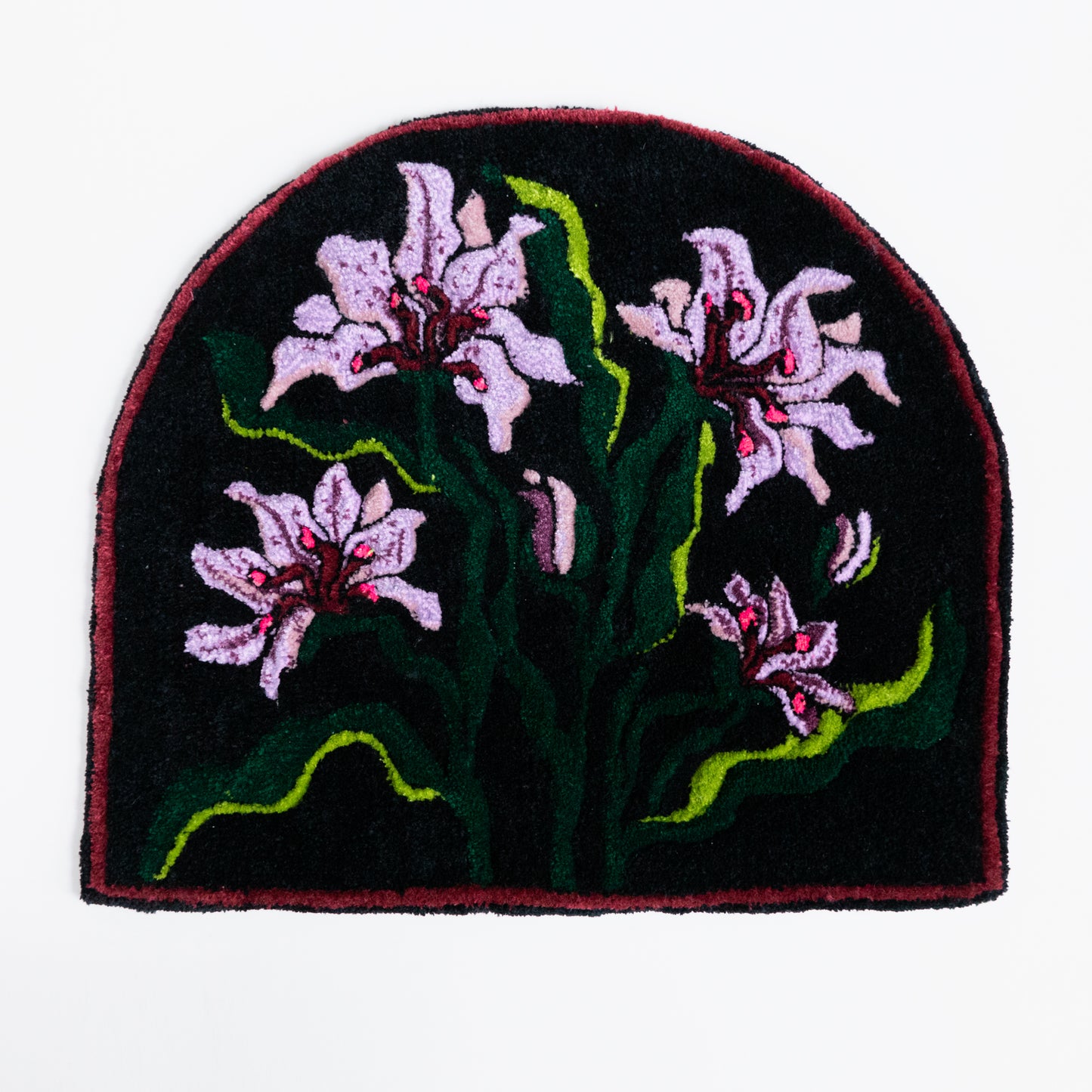 Purple Floral Tapestry