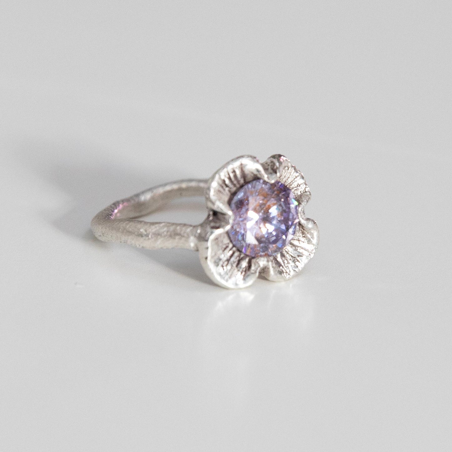 Purple Flower Ring