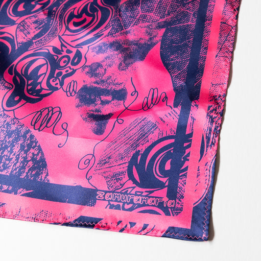 Mariposas in Violet Scarf