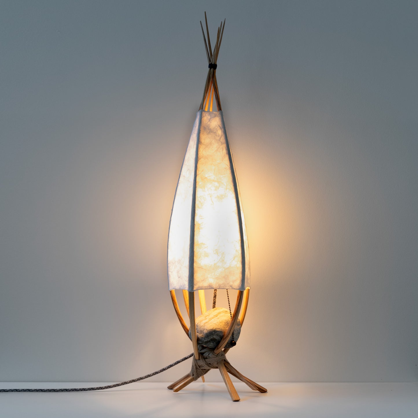 Bent Lamination Paper Lamp