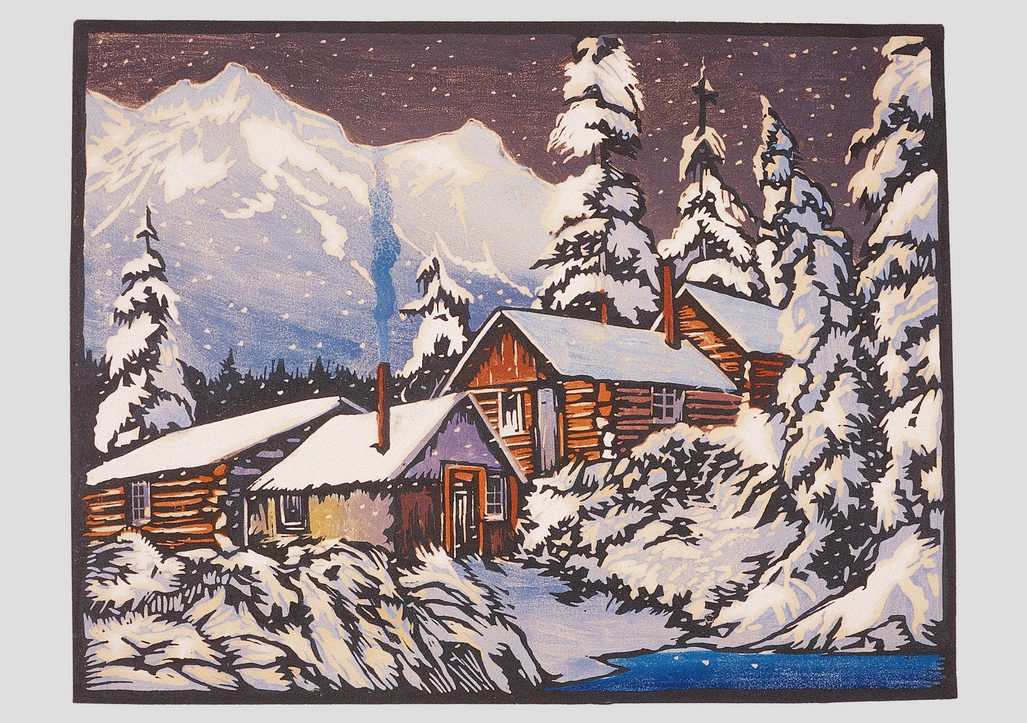 Long Winter's Night Holiday Cards