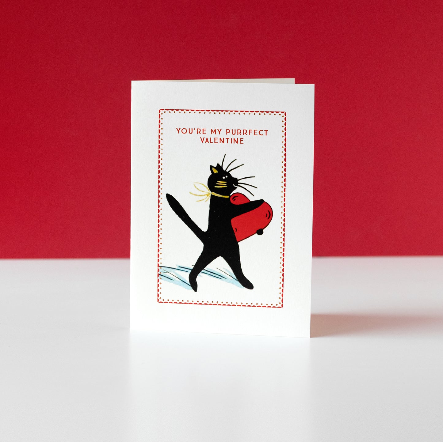 Purrfect Valentine Card