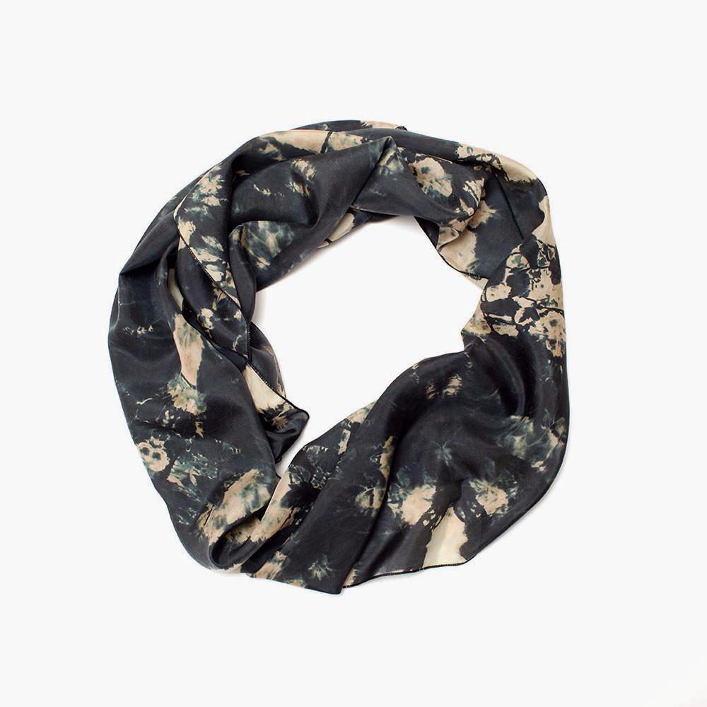 Gold Silk Habotai Scarf