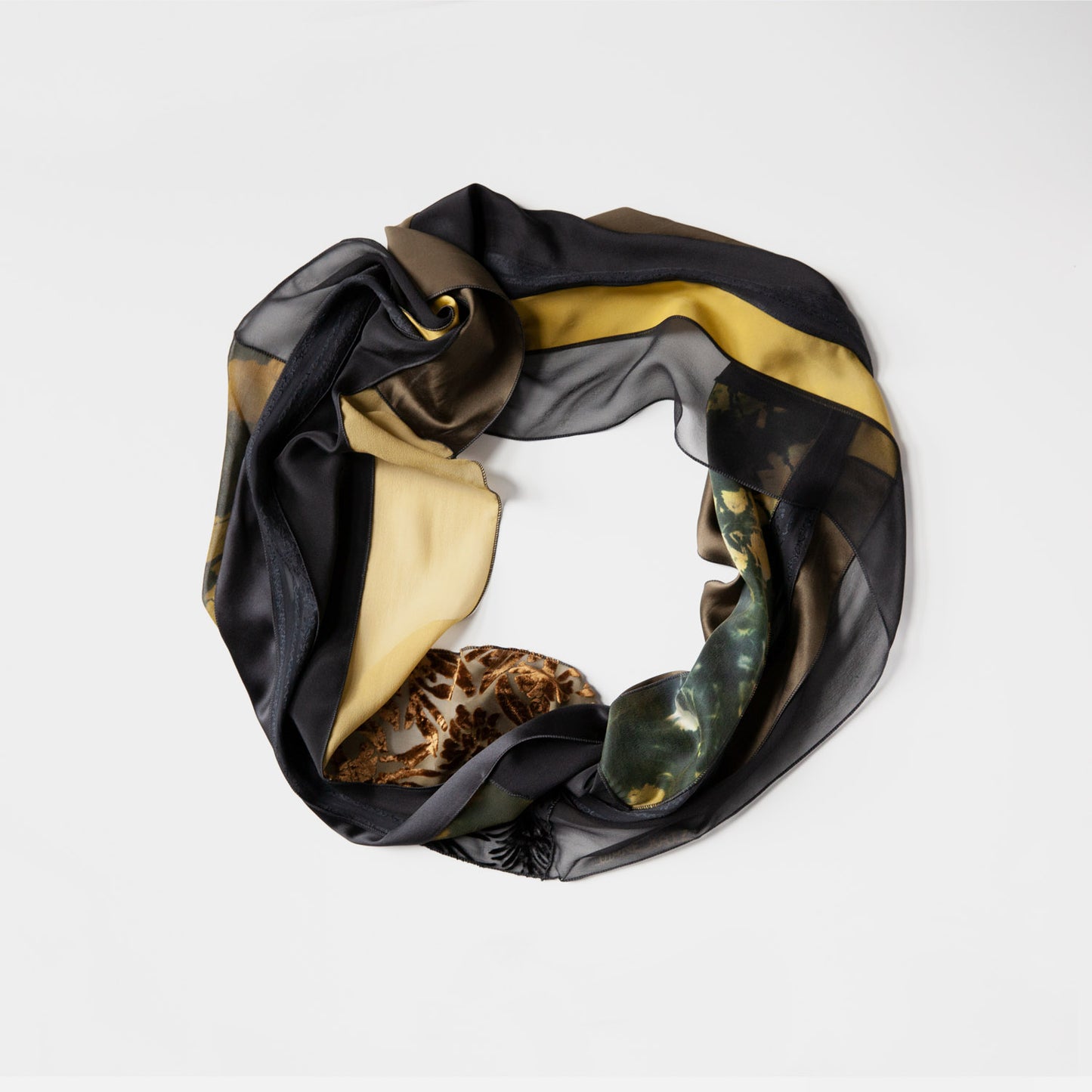 Silk Patchwork Scarf