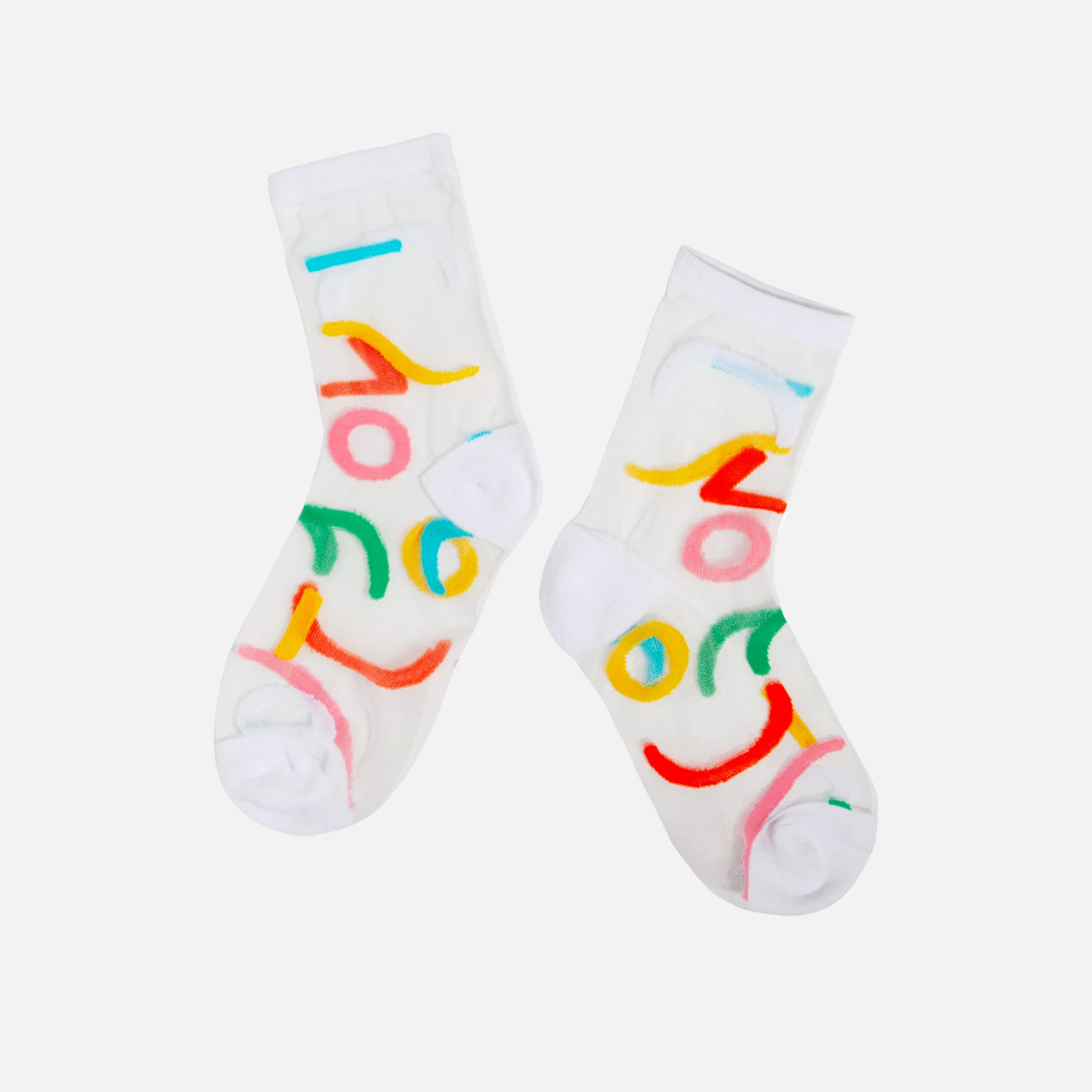 Sheer Socks Confetti