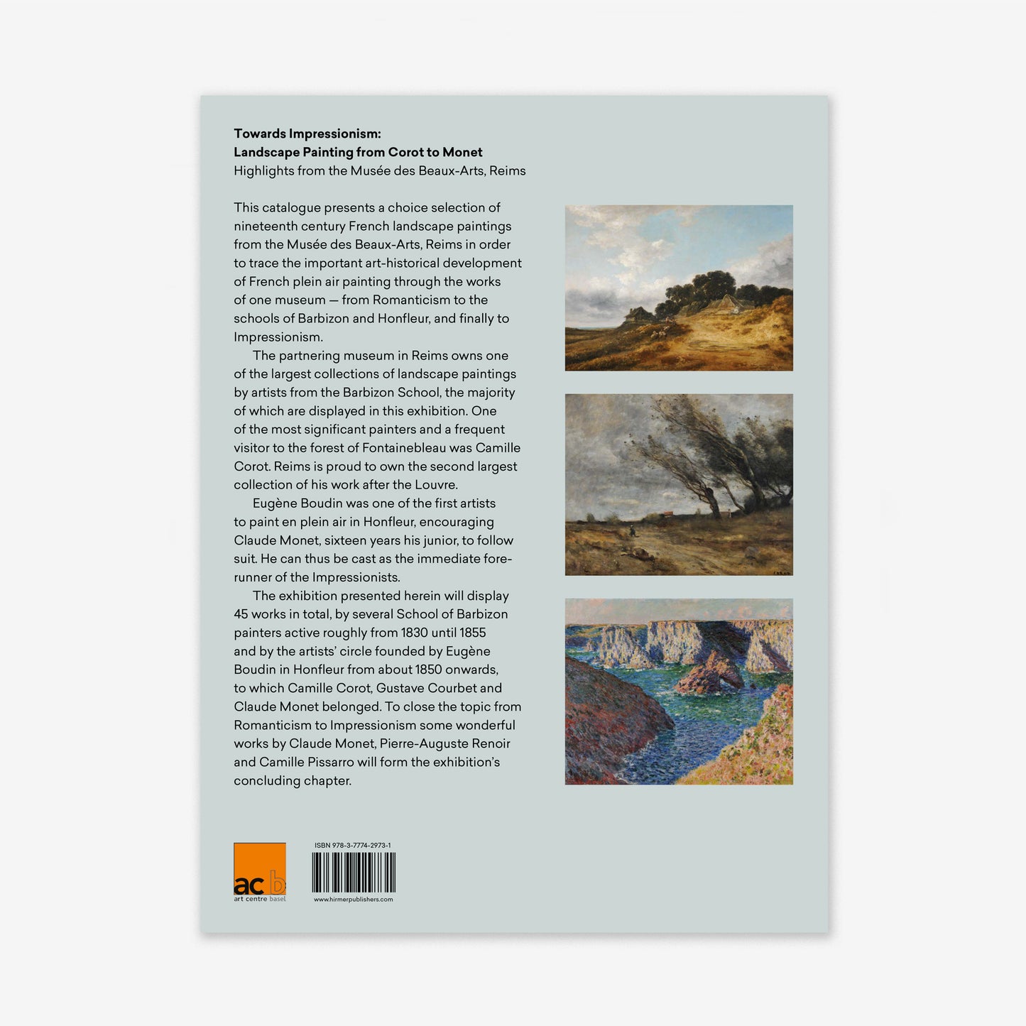 Towards Impressionism: Landscape Painting from Corot to Monet