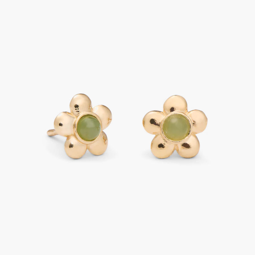 Jade Daisy Studs