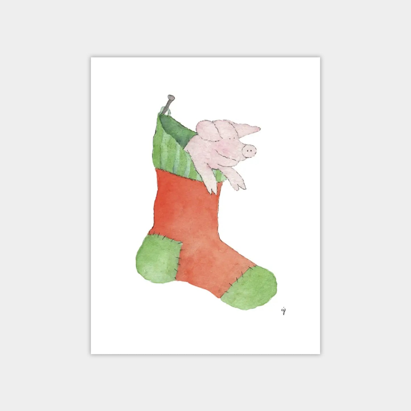 Xmas Stocking Card