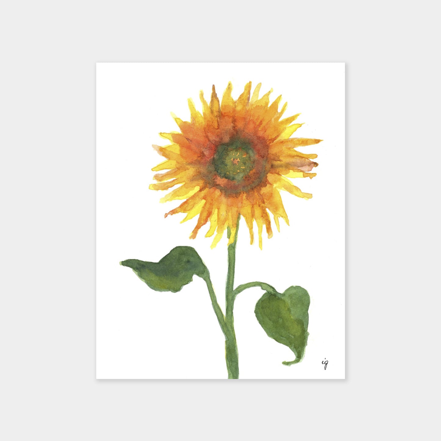 Sunflower Card