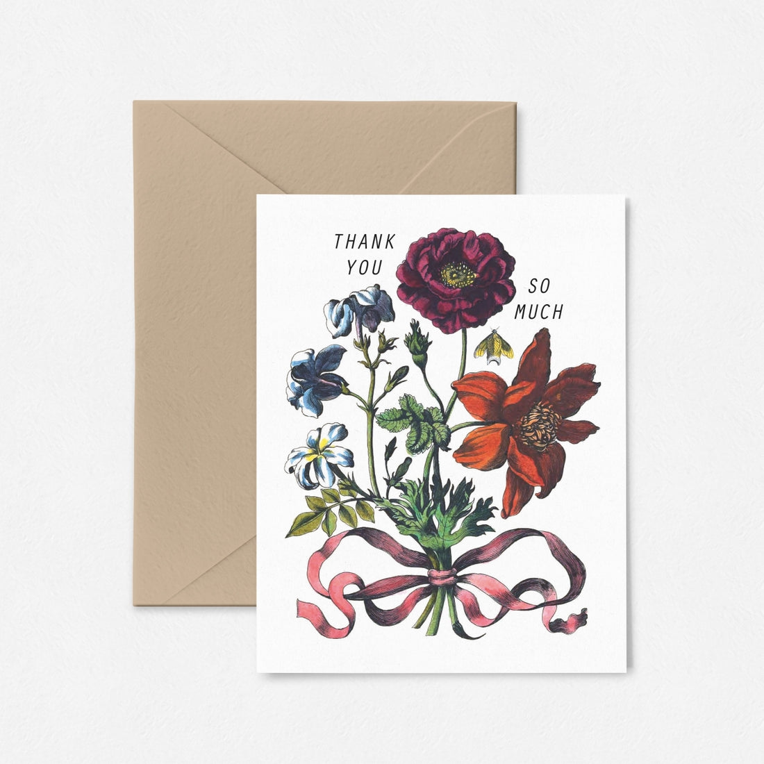 Thank You So Much Botanical Card