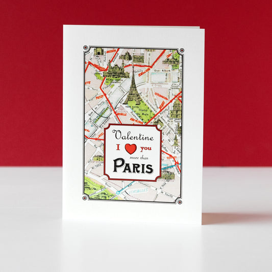 Love You More Than Paris Card