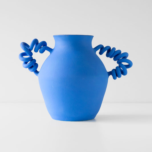 Electric Blue Boinggg Vase