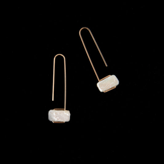 Small Pearl Marcel Earrings