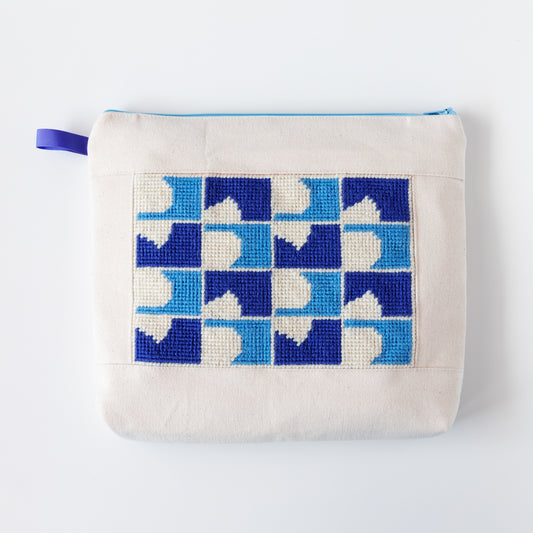 Large Needlepoint pouch