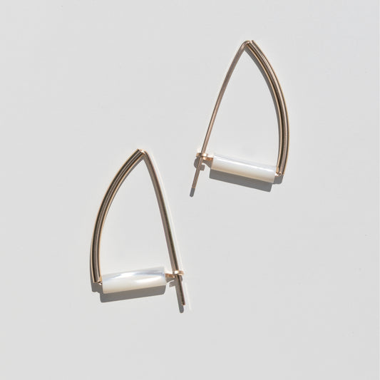 Mother of Pearl Ettore Earrings