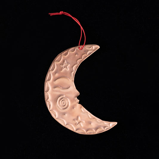 Copper Moon Ornament