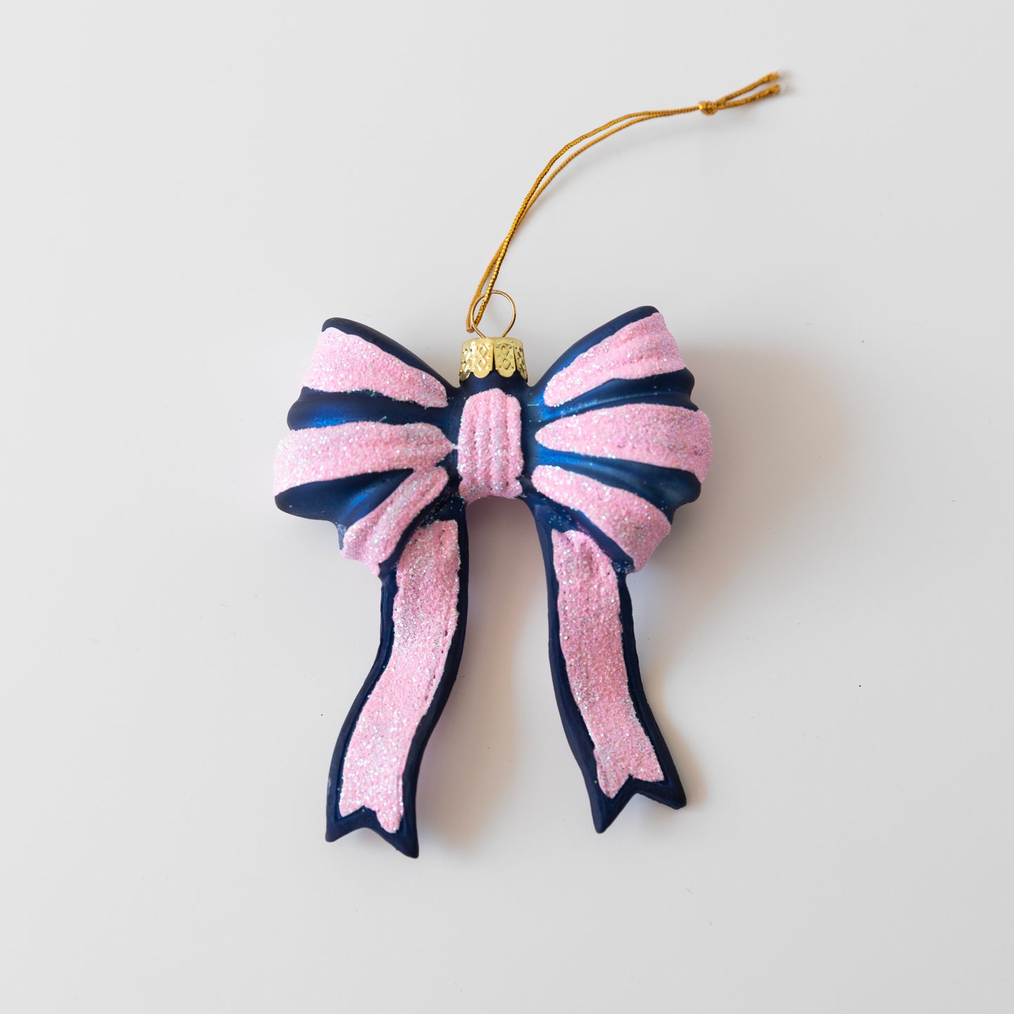 Glitter Bow Ornament