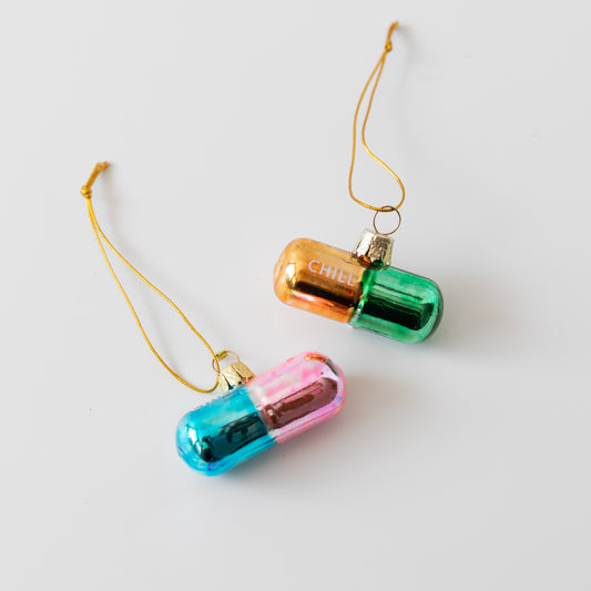 Chill Pill Ornament