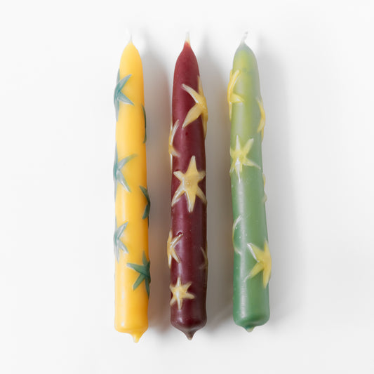 Star Taper Candle