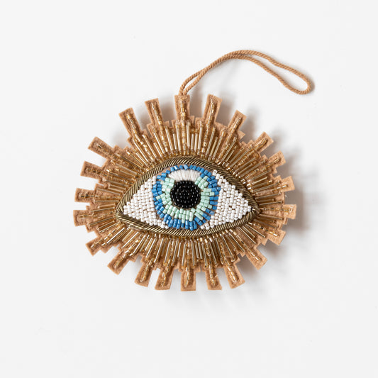 Beaded Eye Ornament