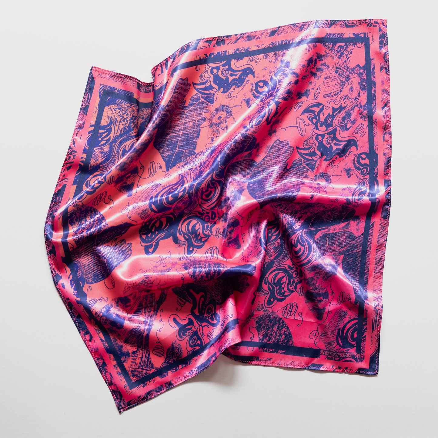 Mariposas in Violet Scarf