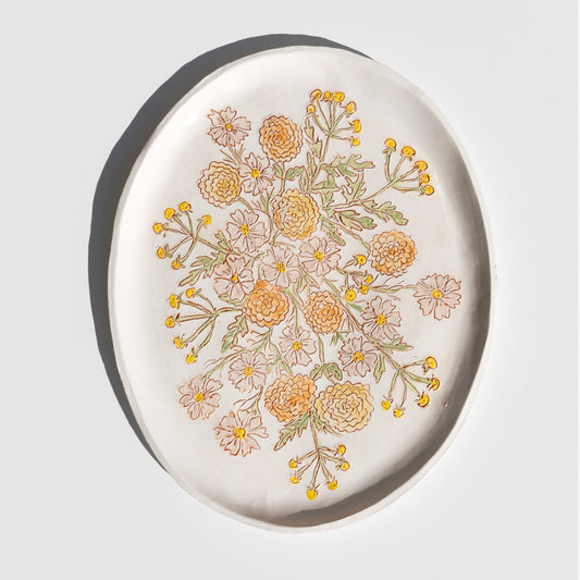 Dandelion and Cosmos Platter