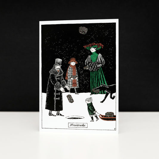 Fruitcake Holiday Cards