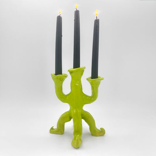 Lime Green Candelabra