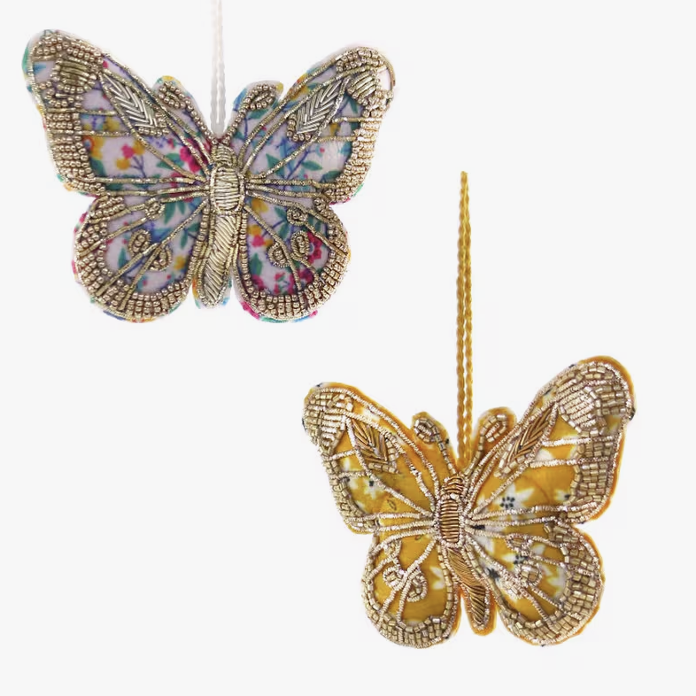 Beaded Butterfly Ornament