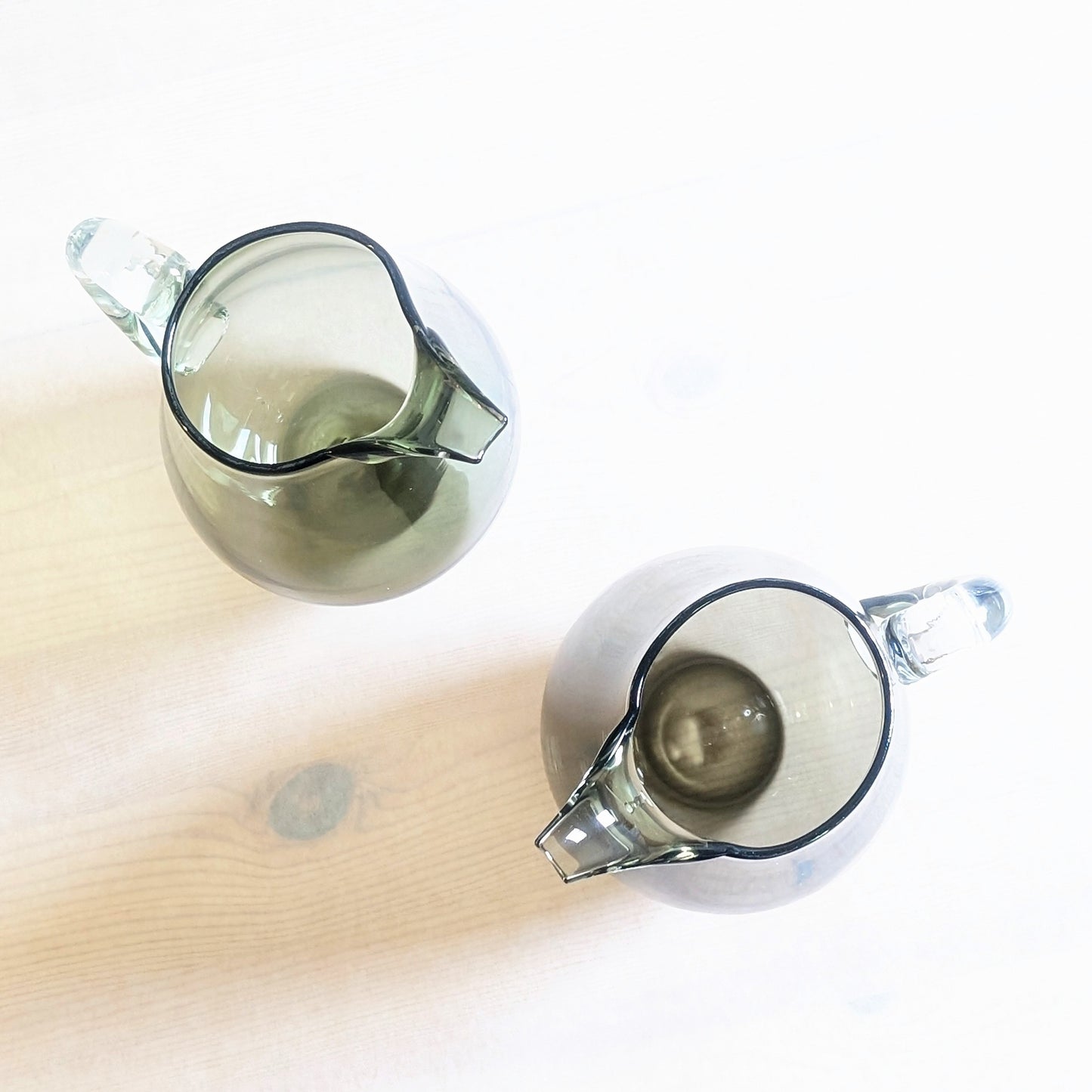 Green Glass Uki Pitcher