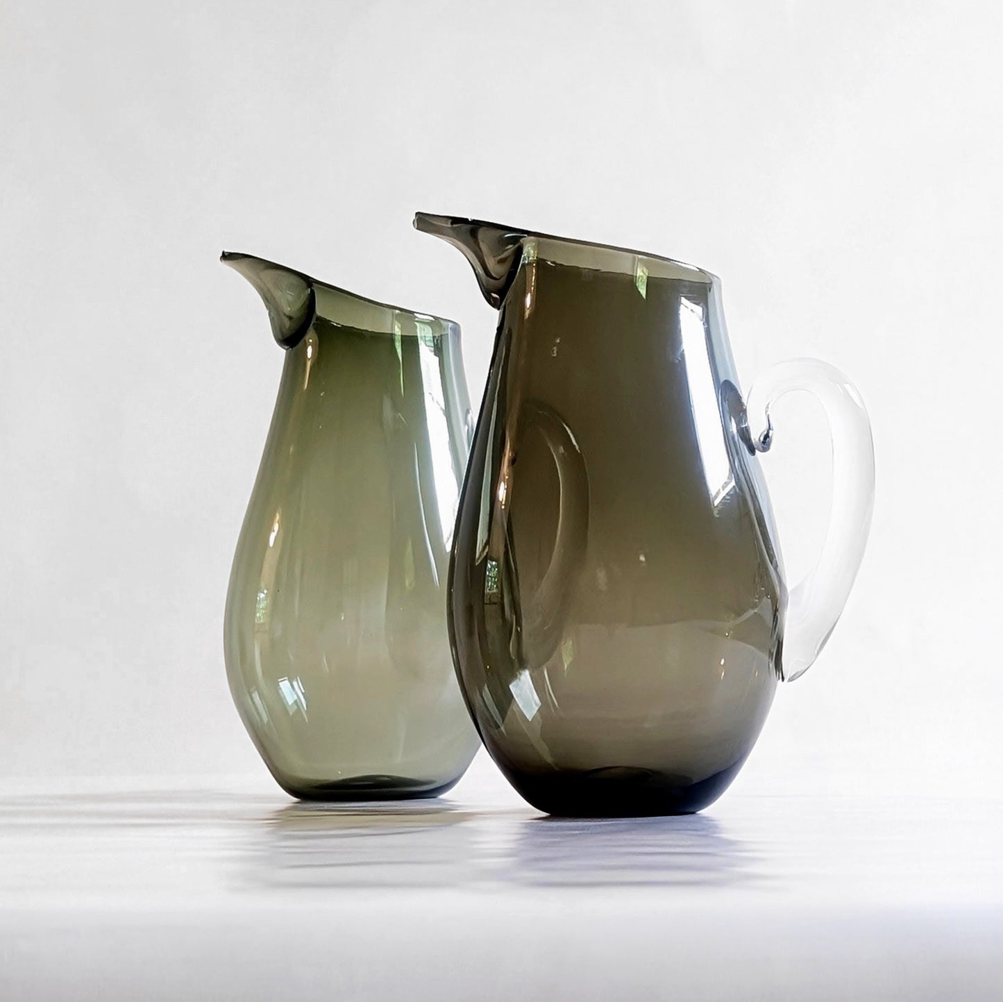 Green Glass Uki Pitcher