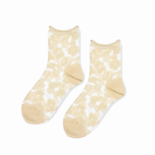 Pop Sheer Shirt Crew Socks