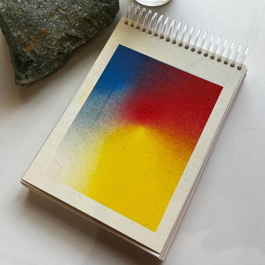 Back of Beyond risograph printed sketchbook