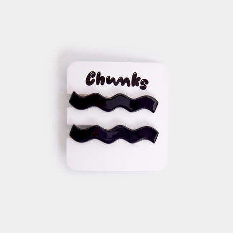Allie Clips in Black