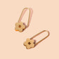 Blossom Pin Hoops