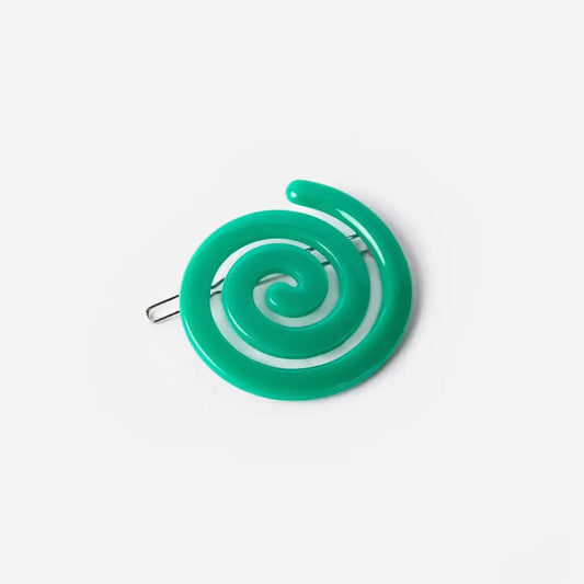 Green Spiral Clip