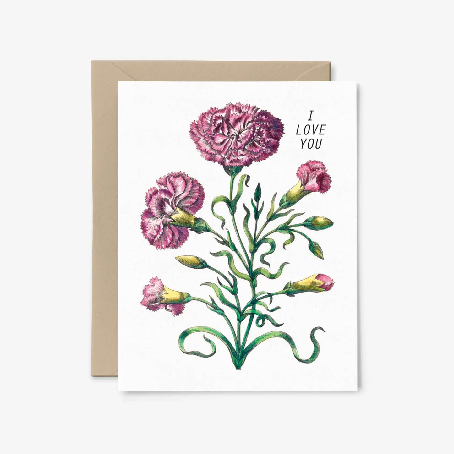 Carnation I Love You Card