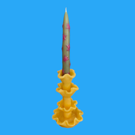 Star candle with base