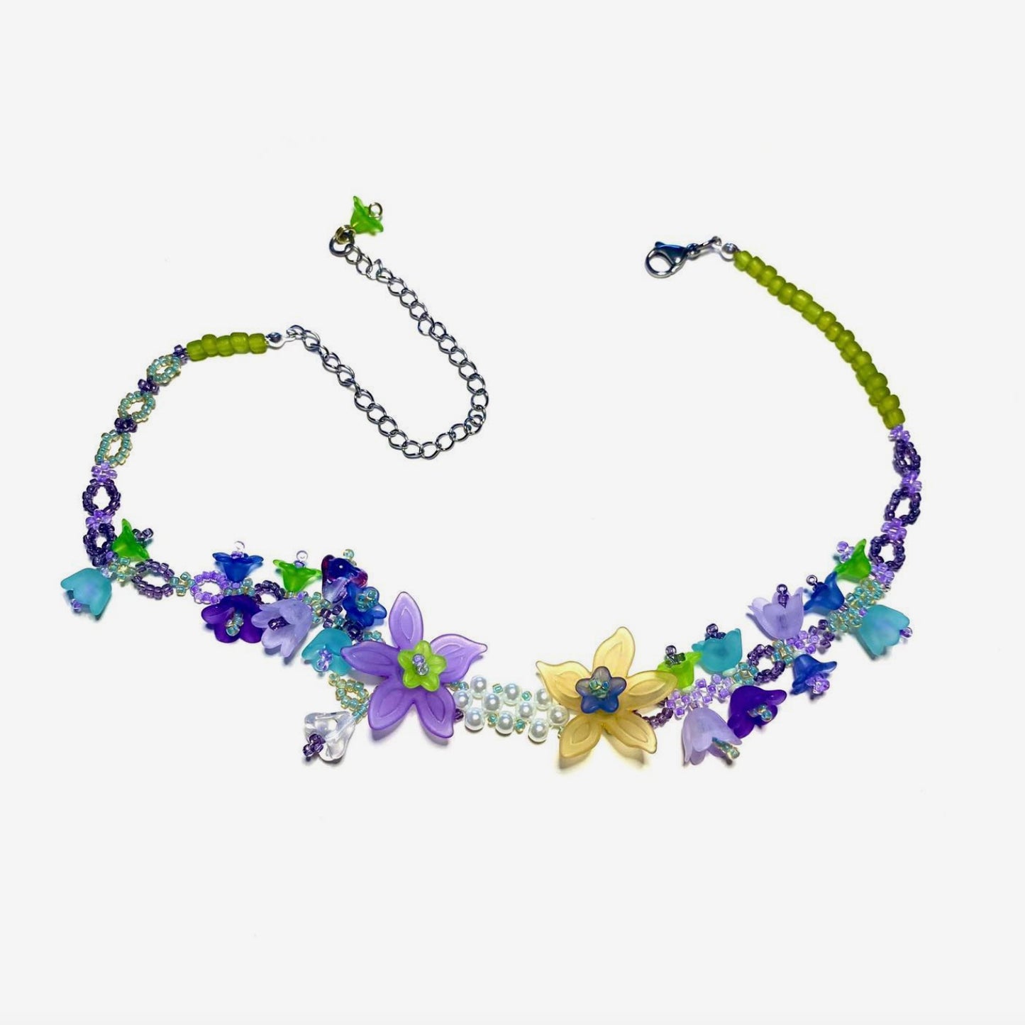 Floral Beaded Necklace I