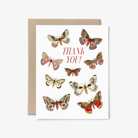 Moth Thank You Card