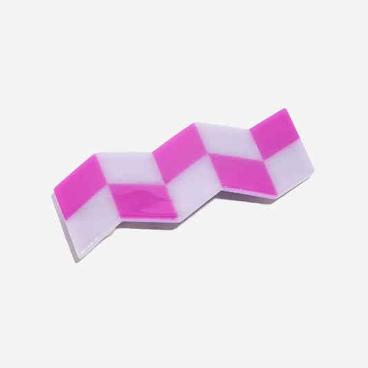 Purple Zigzag Clip
