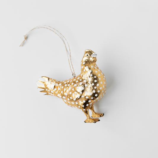 Merry Hen Ornament