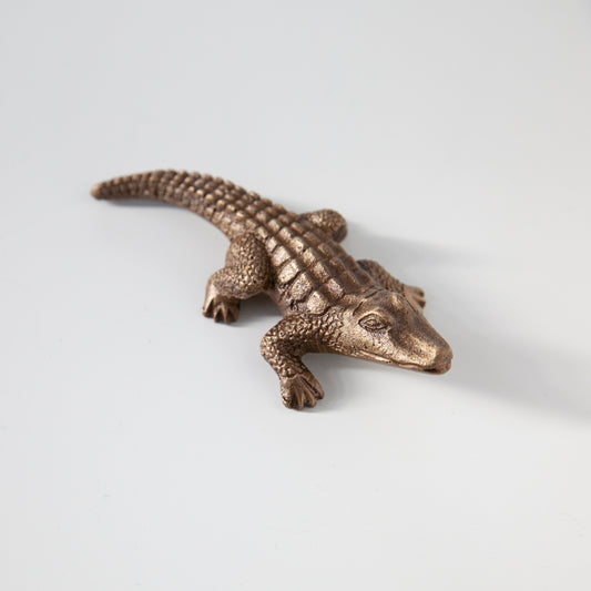Alligator paperweight