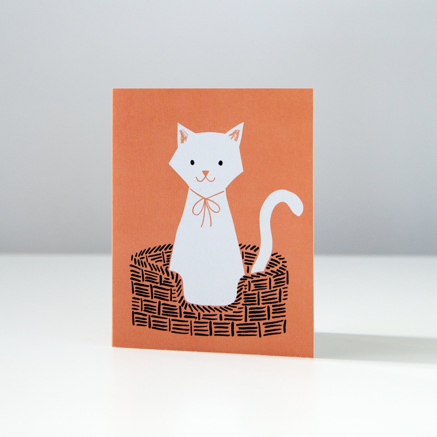 Cat in the Basket Card