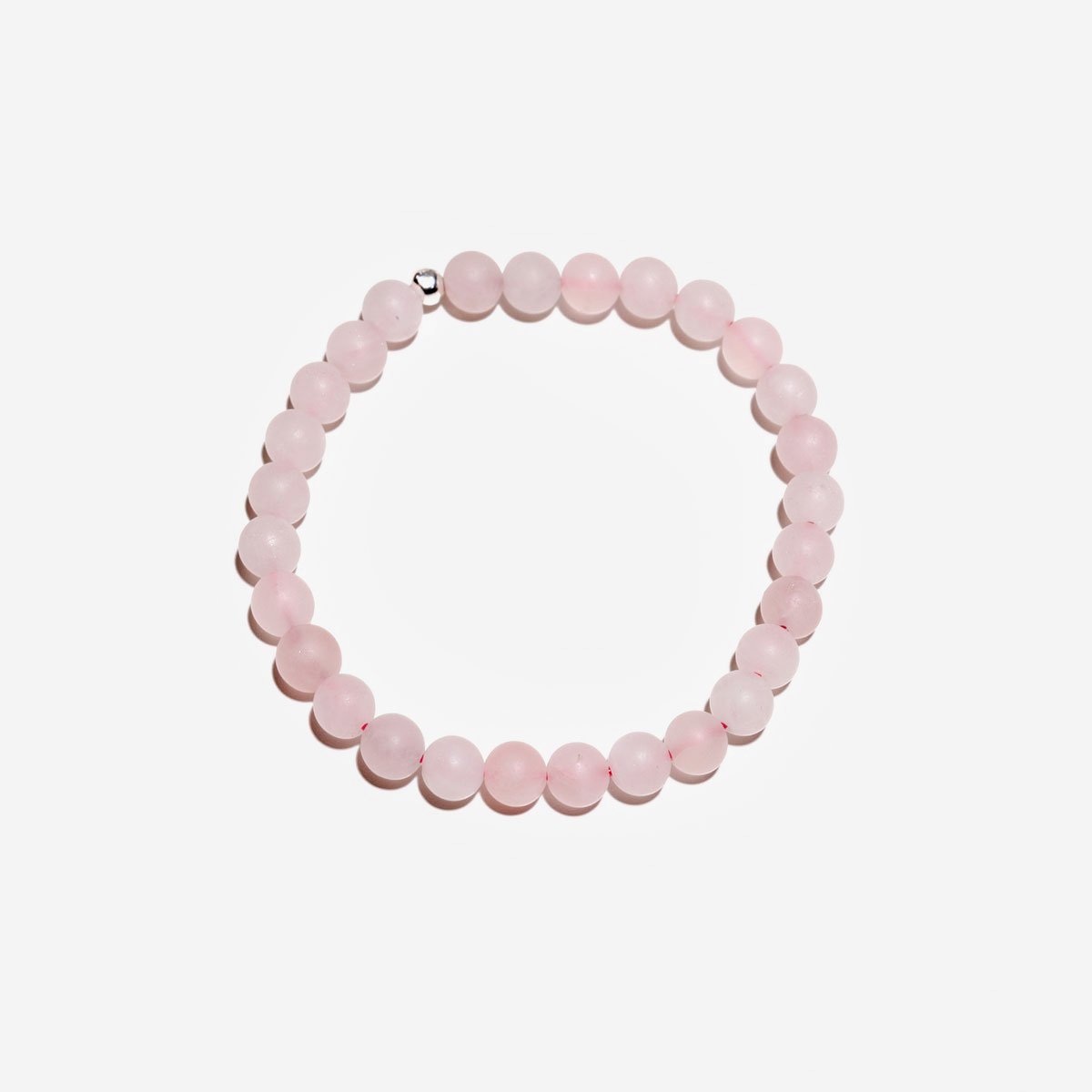 Matte Rose Quartz Bracelet